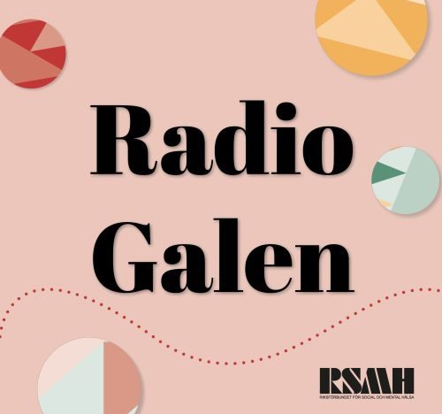 En bild med texten Radio Galen