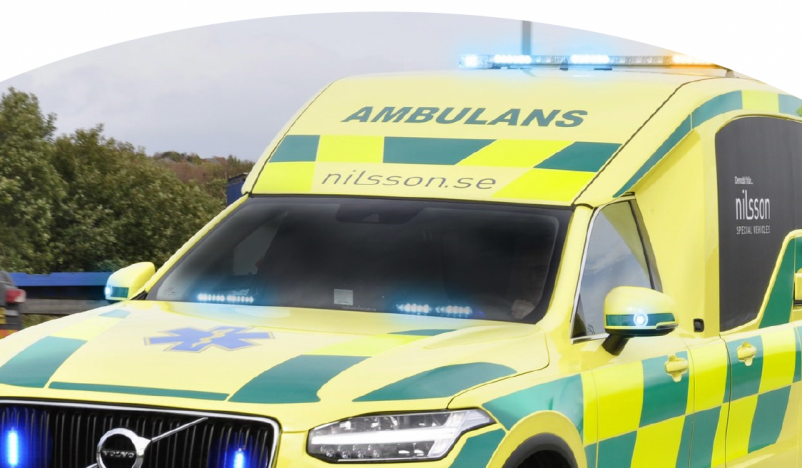 Bild på ambulans