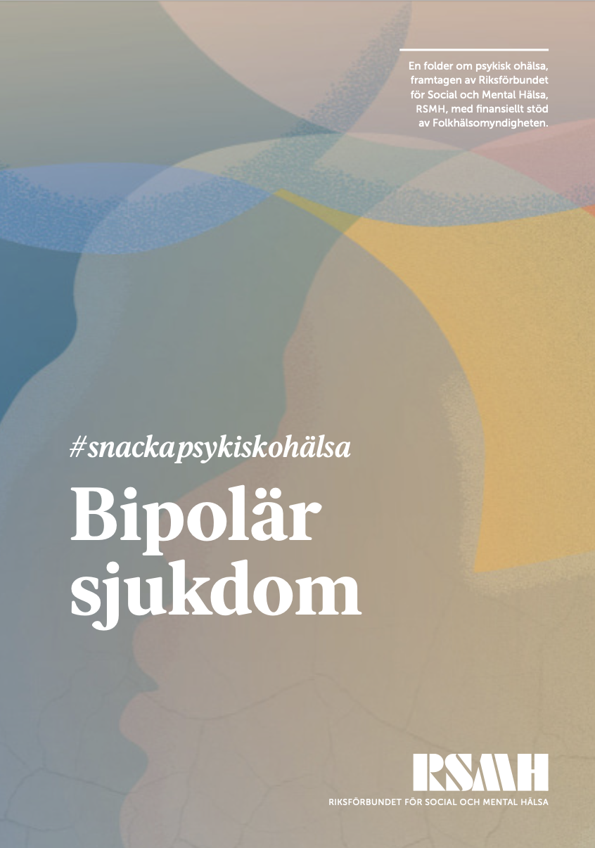 omslagsbild på folder som handlar om bipolär sjukdom